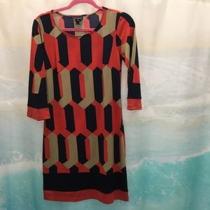 Total Retro dress - light weight jersey knit sheath dress